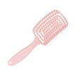 thumbnail image 2 of Peine masajeador para el cuero cabelludo, cepillos de peluquería para todo tipo de cabello, cabello grueso y rizado. rosa, 2 of 9