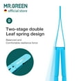 thumbnail image 2 of MR.GREEN Eyebrows Tweezers Colorful Beauty Fine Hairs Puller Makeup Tools Stainless Steel Slanted Eye Brow Clips Removal (Blue), 2 of 7