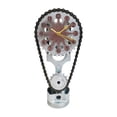thumbnail image 1 of Reloj de engranajes giratorios de edición de metal, reloj de estante con cadena de sincronización creativa, reloj de cadena de sincronización con estatua vintage en 3D, dormitorios personalizados, 1 of 1