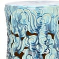 thumbnail image 2 of Safavieh Ceramic Garden Stool in Ocean Blue, 2 of 2
