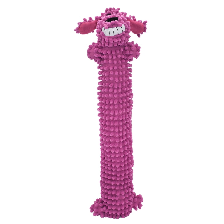 Multipet Loofa Floppy Moppy Plush Dog Toy, Squeak, 18