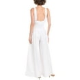 thumbnail image 2 of WeWoreWhat womens  Pleated Scoop Neck Jumpsuit, 2, White, 2 of 3