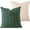 Sage Green, variant on MOCOFO Woven Throw Pillow Covers, 3D Textured Yarn-Dyed Cotton Blend, 18x18 Inches, Square, Boho Wabi-Sabi Farmhouse Style (Orange, 12 x 20 inch)