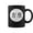 Black, variant on Yoshihara Japanese Kanji Family Name Coffee Mugs