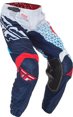 Fly Racing Kinetic Mesh Shield Pants Size 28S Red/Blue 