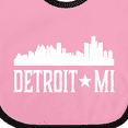 thumbnail image 4 of Inktastic Detroit Michigan Skyline Mi Cities Boys or Girls Baby Bib, 4 of 4