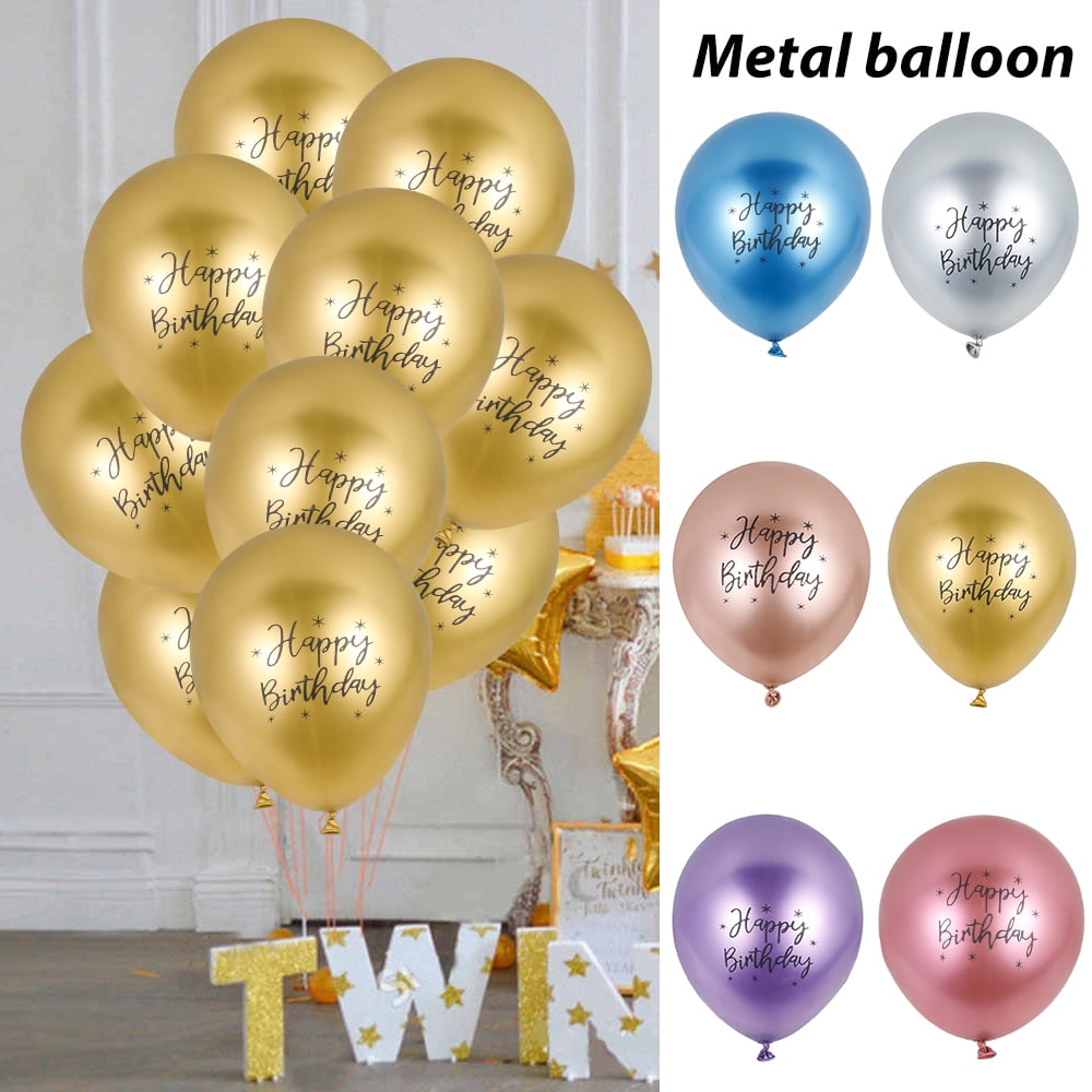 25-100 Latex large ballons air or Helium happy birthday Party Balloons baloons 