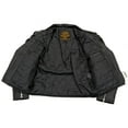 thumbnail image 4 of Milwaukee Leather SH2010 Toddlers Black Classic Motorcycle Leather Jacket 3X-Large, 4 of 7