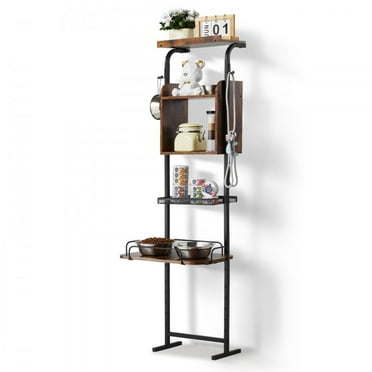 Elevated Pet Feeding Station with Storage for Dog Food & Toys - Ideal for Dogs and Cats