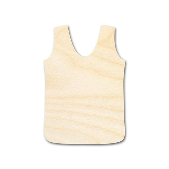 Unfinished Wood Hunting Vest Shape 24" / 3/4"