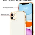 thumbnail image 2 of iPhone 11 Case, iPhone 11 Phone Case with Extra Adjustable Love Heart Kickstand Holder Soft TPU Plating Bumper Protective Slim Shockproof iPhone 11 Phone Case Cover for Girls Women, White, 2 of 17
