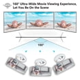 thumbnail image 4 of Écran Projecteur Portable Pliable HD 2K 4K de 100 à 120 Pouces avec Support, Écran de Projection Vidéo pour Films, Rideau Intérieur Extérieur, Facile à Utiliser, 4 of 6