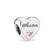 thumbnail image 1 of Cuentas de plata esterlina 925 para mujer, abalorios de la serie Angel Mom Family Love Heart, compatibles con pulseras Pandora originales, regalo de joyería artesanal, novedad, 1 of 4