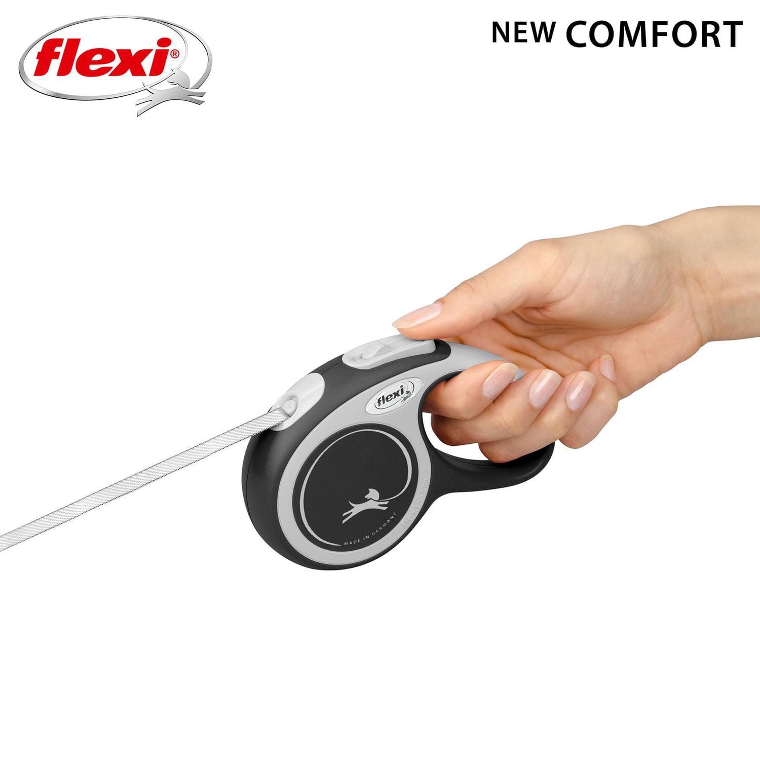 Flexi New Comfort Tape Retractable Dog Leash