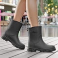 thumbnail image 6 of Women's Waterproof Rain Boots Breathable Low Top Anti Slip Water Shoes Comfortable, 6 of 7