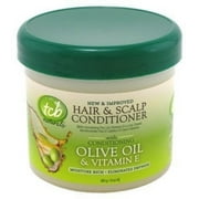 Tcb Naturals Hair & Scalp Conditioner Olive Oil 10oz. Jar 2 Pack