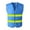 Blue, variant on Wyobmus Safety Vest for Men Women Reflective High Visibility Sleeveless Jackets Lightweight Work Overcoat for Cycling,Runner,Volunteer,Crossing Guard,Construction Blue