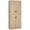 Natural Wood, variant on HOMCOM Kitchen Pantry Storage Cabinet, 6-tier Pantry with 4 Doors, Black