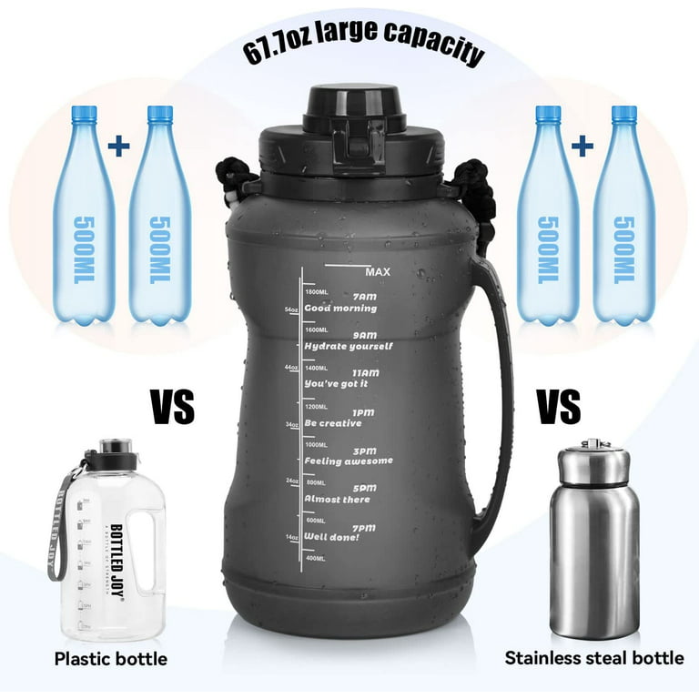  Travel Water Bottle, 1000ml Gym Water Bottle, AS Made