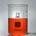 thumbnail image 3 of Beaker Borosilicate Glass with Graduations 1000ml 1L (6 and 24 Packs), 3 of 4