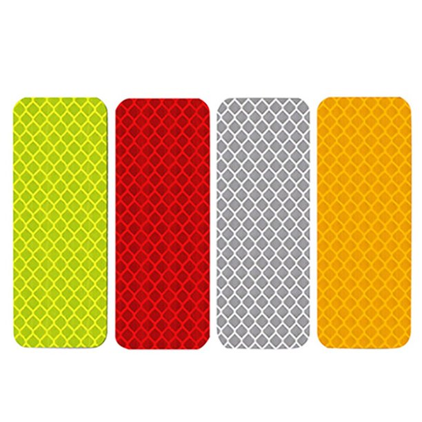 1pc reflector abierto del coche con pegatina de la puerta de advertencia delantera y trasera barra de visión trasera espejo puerta 3m material adhesivo reflectante
