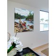 thumbnail image 6 of "Fishing Hole" Painting Print on Wrapped Canvas, 6 of 7