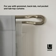 thumbnail image 5 of Umbra Midnight Expandable Double Blackout Curtain Rod 42-120", 5 of 10