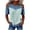 Green, variant on Womens Cold Shoulder Tops Denim Patchwork Waffle Trendy Summer Shirts Colorblock Casual Crewneck Tunic Blouses (L, Sky Blue)