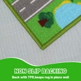 thumbnail image 5 of Kids Carpet Playmat Rug 59"x39.4", Car Rug for Kids Cars, Non-Slip Town City Road Map Kids Rug for Playroom Bedroom Boys, Kids Car Mat Road Rug, Track Rug Car Play Rug for Kids, 5 of 7