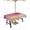 Rose Red, variant on Fsddascl Burnt Orange Ombre Coastal Outdoor Tablecloth - 54 Inch Round Dining Table Cover, Summer Nautical Beach Ocean Seaside Waterproof Outdoor Table Cloth with Umbrella Hole & Zipper for Patio