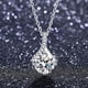 thumbnail image 1 of Elegante collar colgante de plata para mujer, cadena de 45 cm incluida, regalo de bisutería para novias, collar brillante resistente al deslustre para eventos nocturnos, cierre ajustable, 10 g, 1 of 6