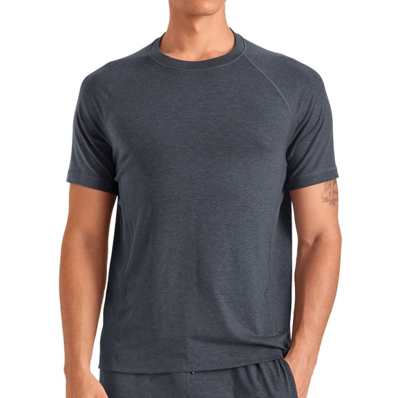 Men's Calida 14588 DSW Warming Crew Neck T-Shirt (Antrazith 2XL)