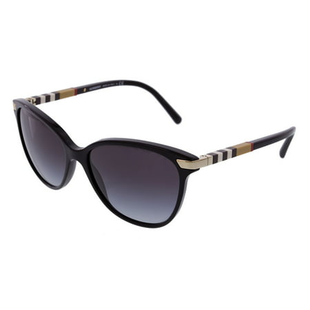 Burberry Gradient Regent BE4216-30018G-57 Black Cat Eye Sunglasses