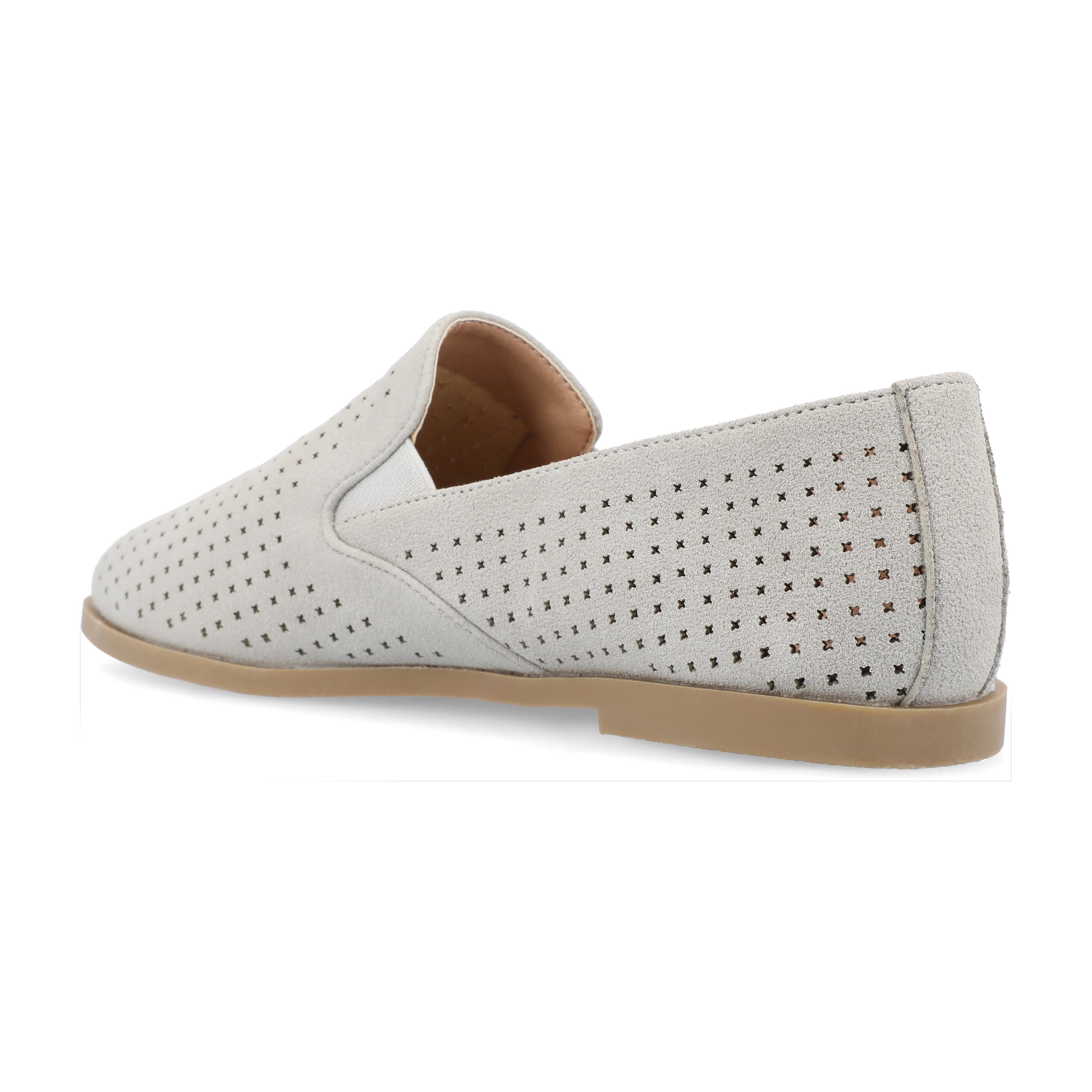 Journee Womens Lucie Slip On Almond Toe Loafer Dress Flats, Widths Available