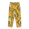 thumbnail image 5 of Goofa Avocado Dog Printed Soft Pajama Pants for Women, Wide Leg Comfy Casual Lounge Yoga Pants-Small, 5 of 9