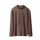 thumbnail image 2 of Ailaofu Turtleneck Long Sleeve Soft Cotton Mock Neck Shirt Solid Color Basic Tee Tops, 2 of 4