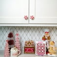 thumbnail image 2 of Knobēz: Decorative Knob Covers - Red Peppermint - 12pk - Stretch Over Hardware Decorations, Holiday-Winter-Christmas, Kitchen-Bathroom-Dressers-Home, 2 of 9