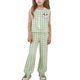 thumbnail image 1 of Estilo de Verano Conjunto de Niños sin Mangas Cardigan Cuello Redondo Y Pantalones, Primavera en Verano Dos Piezas Traje para Chicos Y Niñas, 1 of 4