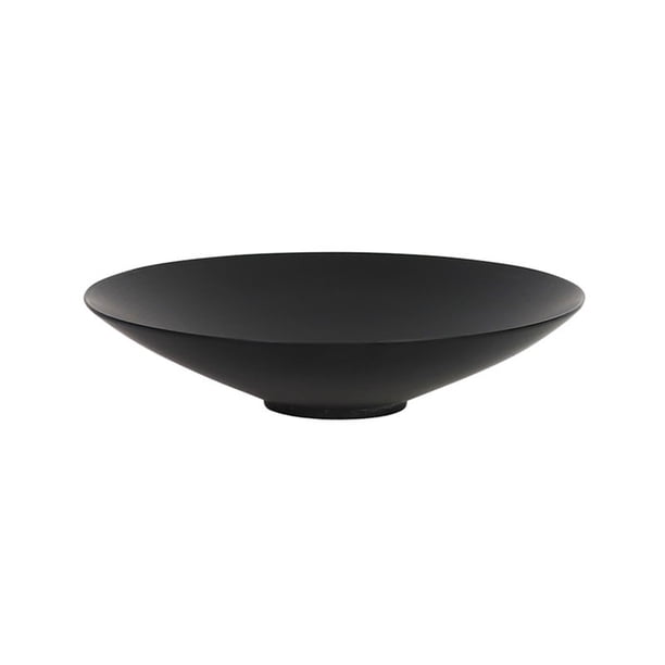 Cuenco cónico minimalista de cerámica, ideal for arreglos florales chinos. Plato decorativo for sala de estar.