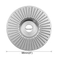 thumbnail image 2 of 4 Inch Wood Carving Disc For Angle Grinder With 5/8-Inch Arbor Wood Shaping Disc Angle Grinding Wheel Rotary Tool Wood Cutting Shaper, 2 of 7