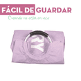 thumbnail image 2 of Cesto Canasta De Ropa Sucia Plegable Fácil De Guardadar Mima2 Color Morado, 2 of 5