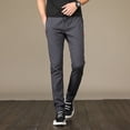 thumbnail image 1 of Pantalones deportivos ajustados para hombre, pantalón informal, con cordón, cintura elástica, secado rápido, holgado, recto, 5XL, primavera y verano, 2023, 1 of 4