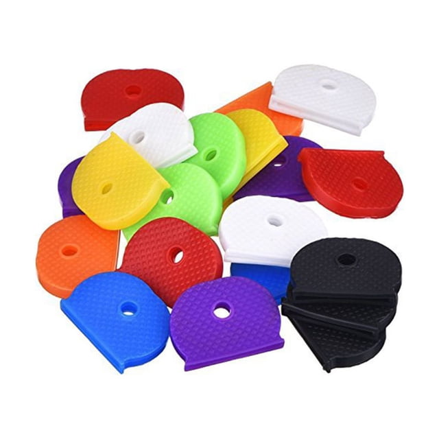Kearding 32 Pieces Key Holder Cover Dust-proof Decoration Keychain Fashion Control Keys Protector Cute Birthday Cap Guard Soft Type3 NO3