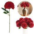 thumbnail image 4 of Artificial Carnations Silk Flowers, Fake Long Stem Carnation Stems, Realistic Artificial Flowers for Wedding Bouquets, DIY Floral Arrangements, Home Party Centerpieces Table Decorations,Light Violet, 4 of 6