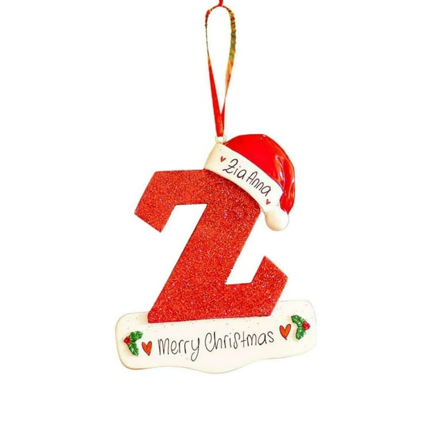 EIMELI Decorative Christmas Tree Pendant Creative Ornamental Hanging Letter Pendant Decorations for Festival