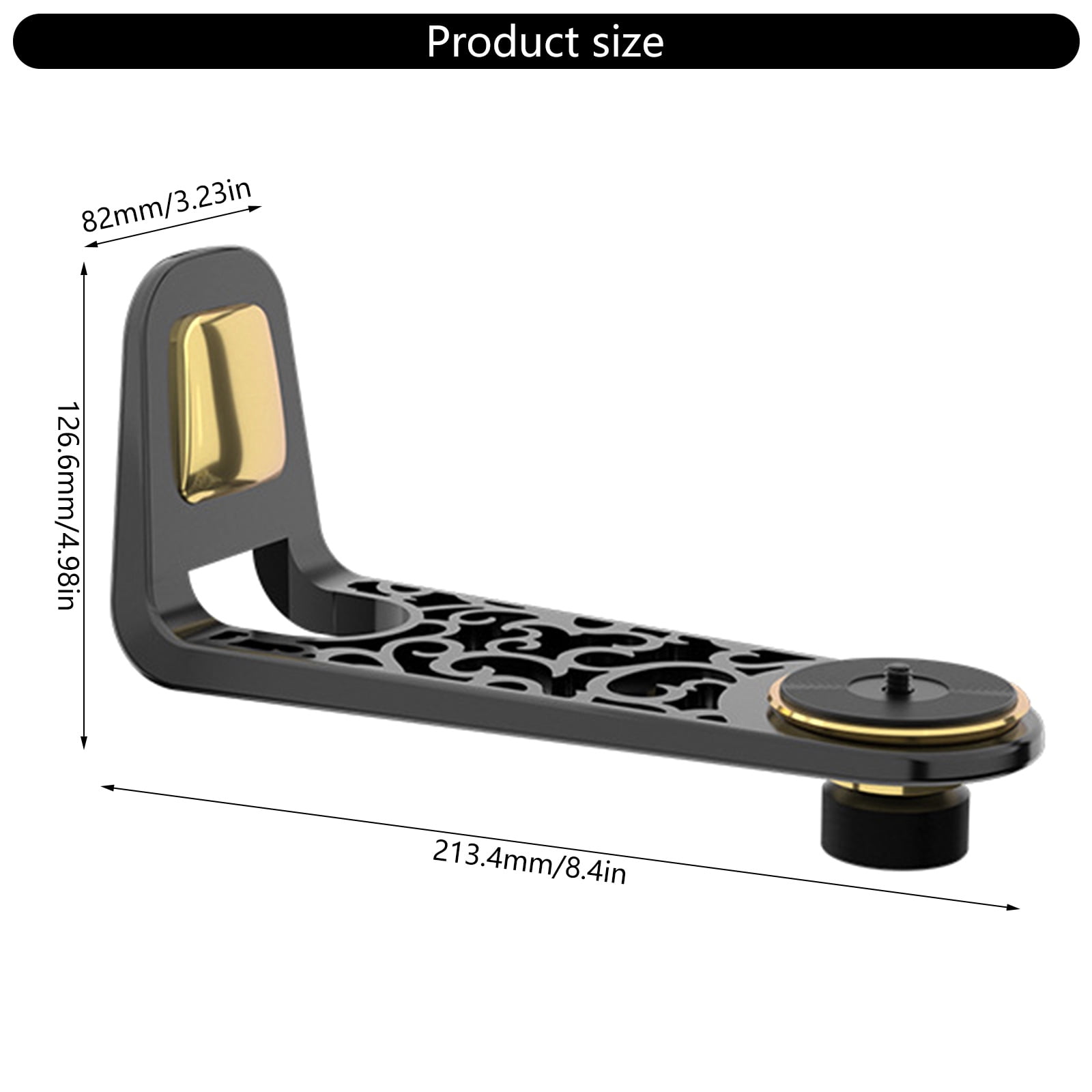 Wall Mount Bracket Holder Projector Storage Shelf Angles Adjustable Aluminum Alloy Organiser Bracket Display Rack