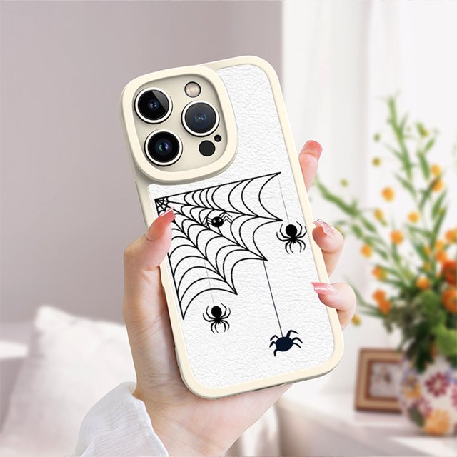 Agregue un toque de alegría a su iPhone con esta funda de goma de TPU con estampado de dibujos animados para una mejor absorción de impactos