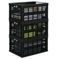thumbnail image 5 of Mount-It! Collapsible Stackable Storage Crates | Set of 3, 5 of 10