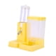 thumbnail image 2 of Botella de agua para hámster de pie con recipiente para comida Fácil de limpiar Versátil Pesado amarillo, 2 of 8