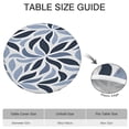 thumbnail image 6 of Elastic Edge Boho Tablecloth with Floral Design - Perfect Fit for 52-56 Inch Round Tables - Colorful Stretchable Table Cover for Patio Party, 6 of 7